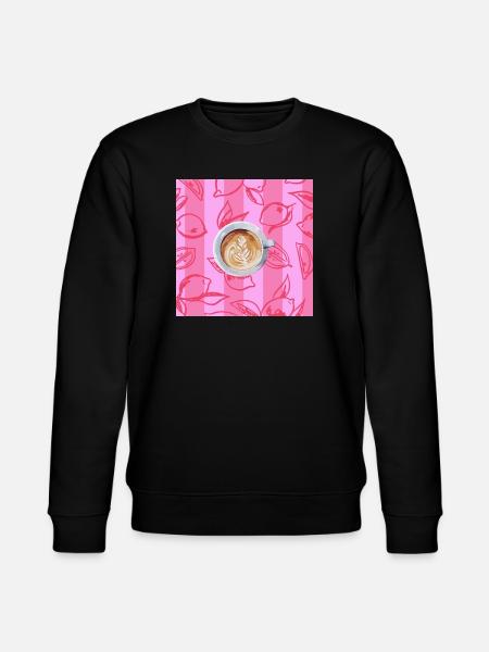 Cappuccino - Stanley/Stella CHANGER Unisex Organic Sweatshirt - black