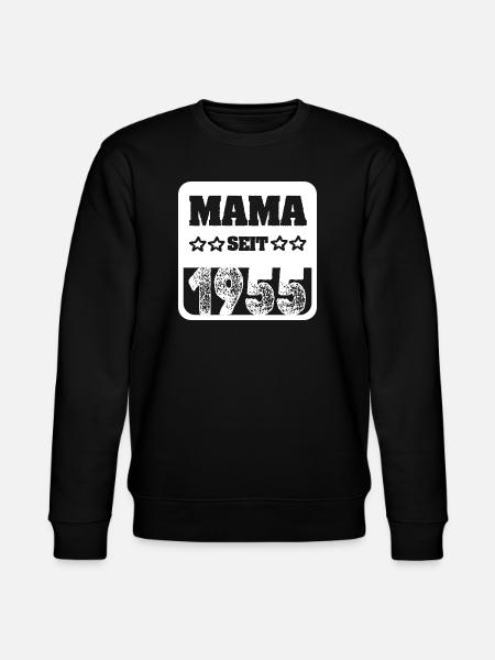 Baby 1955 - Stanley/Stella Unisex Bio-Sweatshirt CHANGER - Schwarz