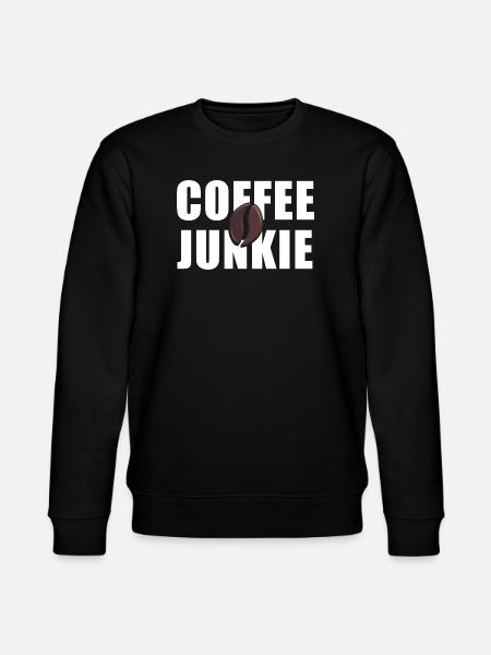 Coffee Junkie: Caffeine Love - Stanley/Stella CHANGER Unisex Organic Sweatshirt - black