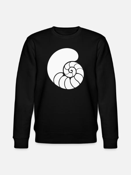 Spiral Pattern Shell - Stanley/Stella CHANGER Unisex Organic Sweatshirt - black