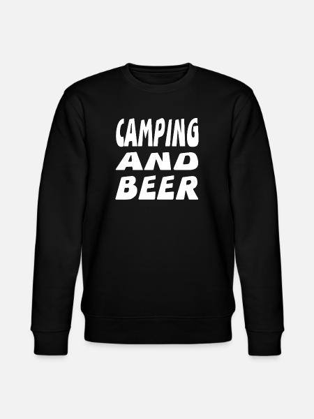 Camping - Sweat bio CHANGER Stanley/Stella Unisexe - noir