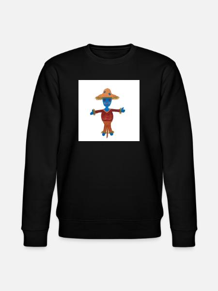 Susi Scarecrow Child Motif - Stanley/Stella CHANGER Unisex Organic Sweatshirt - black