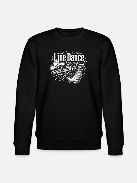 Line Dance Alles Ist Gut - Stanley/Stella Unisex Bio-Sweatshirt CHANGER - Schwarz