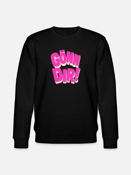 Gönn Dir! - Stanley/Stella Unisex Bio-Sweatshirt CHANGER  - Schwarz