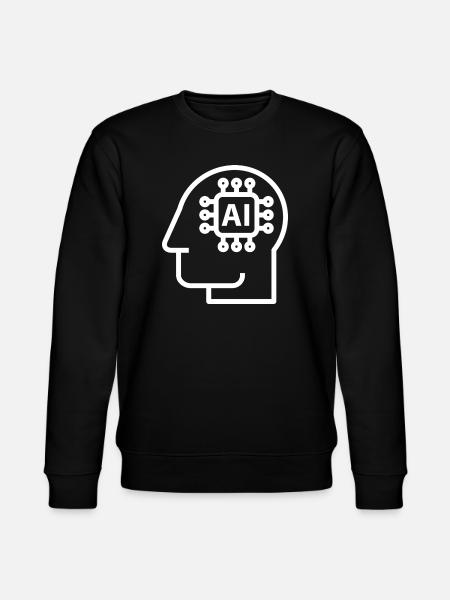 Ai, Artificial Intelligence, AI Technology - Stanley/Stella CHANGER Unisex Organic Sweatshirt - black