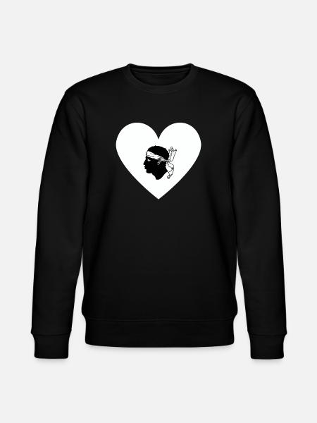 Korsika-Liebe - Stanley/Stella Unisex Bio-Sweatshirt CHANGER - Schwarz