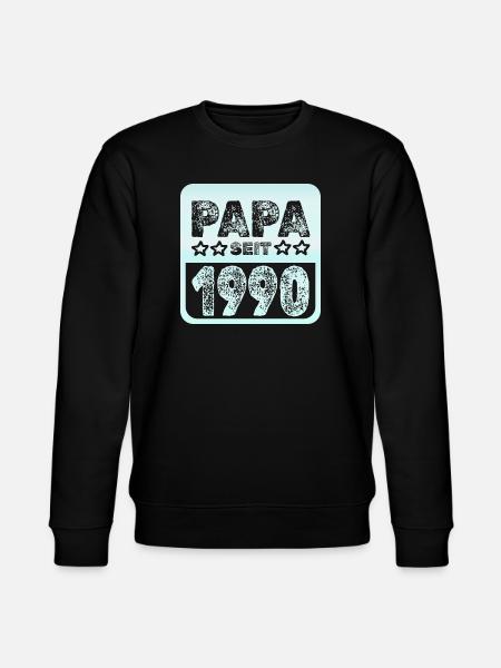 Spruch 1990 - Stanley/Stella Unisex Bio-Sweatshirt CHANGER  - Schwarz