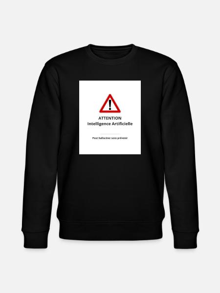 Attention : IA hallucinante - Sweat bio CHANGER Stanley/Stella Unisexe - noir