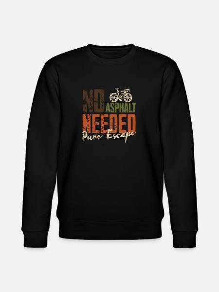 No Asphalt Needed Escape - Stanley/Stella CHANGER Unisex Organic Sweatshirt - black