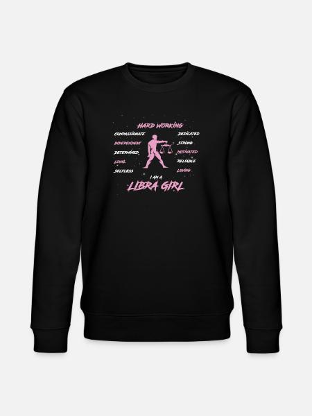 Zodiac sign Libra - Stanley/Stella CHANGER Unisex Organic Sweatshirt - black