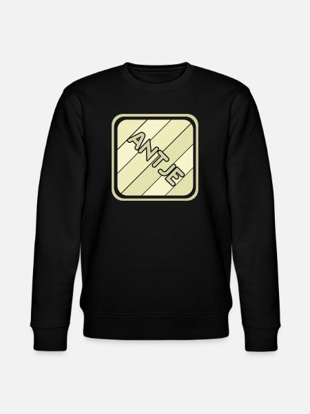 Gift for Antje - Stanley/Stella CHANGER Unisex Organic Sweatshirt - black