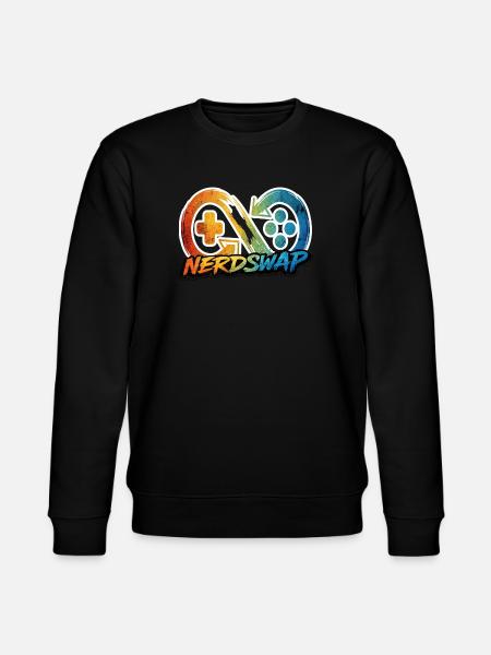 NerdSwap Gaming Merch - Stanley/Stella CHANGER Unisex Organic Sweatshirt - black