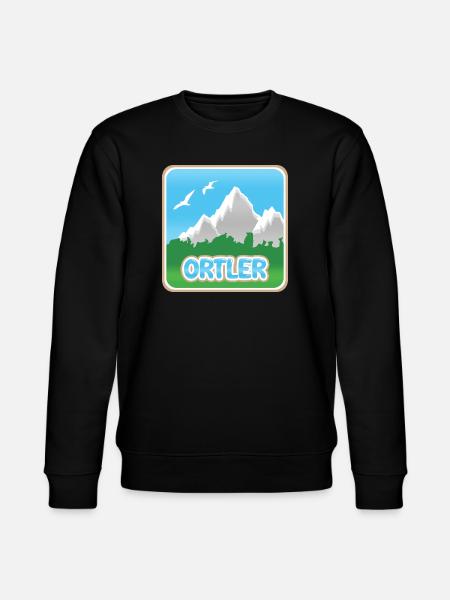 Ortler as a mountain - Stanley/Stella CHANGER Unisex Organic Sweatshirt - black