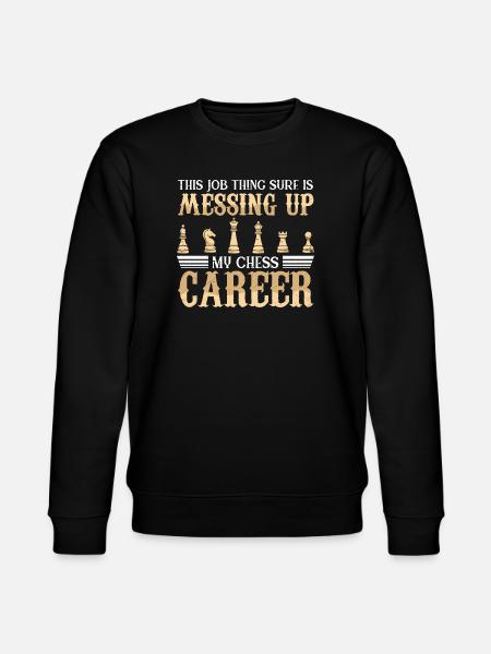 Chess Chess Player Chessboard - Stanley/Stella CHANGER Unisex Organic Sweatshirt - black
