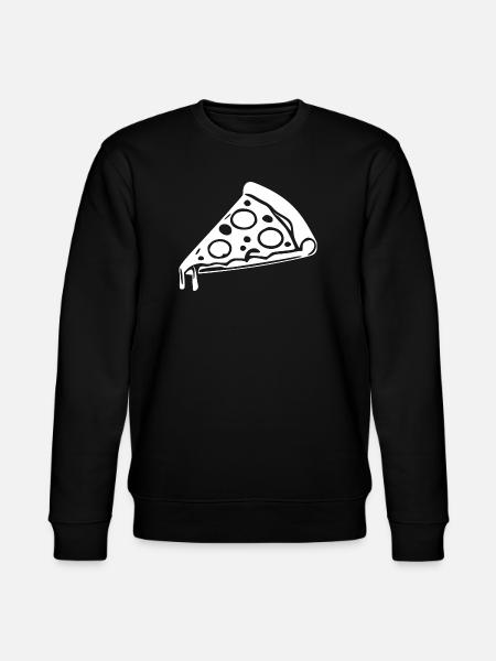Pizza Slice Gift Pizzeria - Stanley/Stella CHANGER Unisex Organic Sweatshirt - black