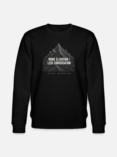 More Elevation Hiking - Stanley/Stella Unisex Bio-Sweatshirt CHANGER - Schwarz