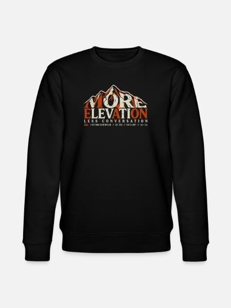 More Elevation Hiking - Stanley/Stella CHANGER Unisex Organic Sweatshirt - black