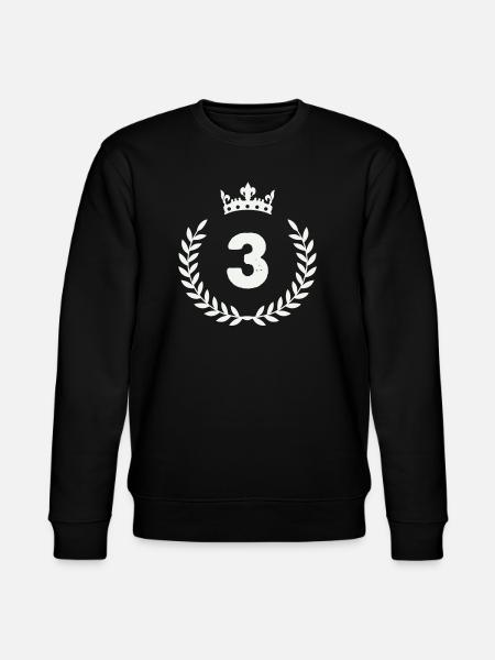 3_kranz_krone- - Sweat bio CHANGER Stanley/Stella Unisexe - noir