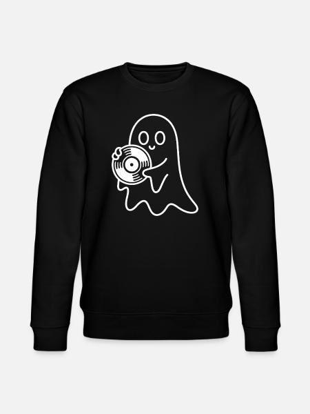 Fantôme avec disque vinyle - Sweat bio CHANGER Stanley/Stella Unisexe - noir