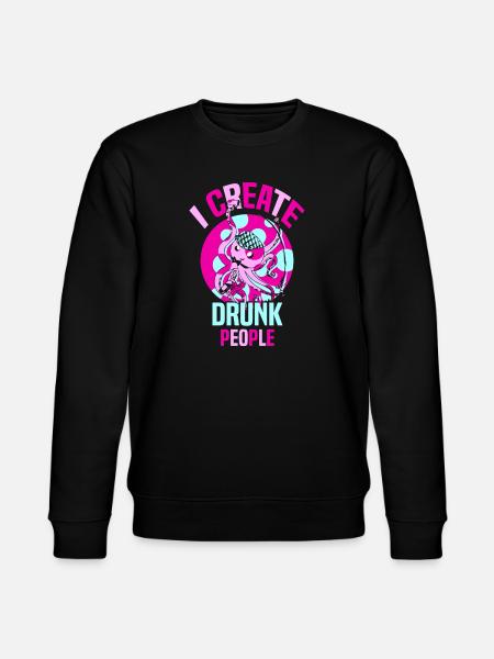Kellner Barkeeper Ober Bar Bartender barchef - Stanley/Stella Unisex Bio-Sweatshirt CHANGER - Schwarz