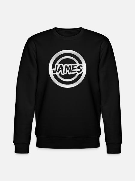 James - Stanley/Stella CHANGER Unisex Organic Sweatshirt - black