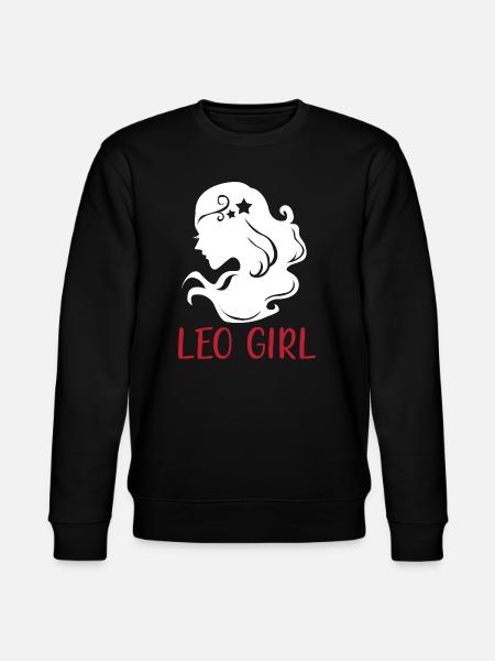 Sternzeichen Löwe - Stanley/Stella Unisex Bio-Sweatshirt CHANGER - Schwarz