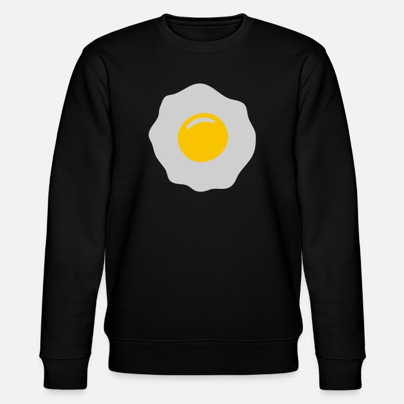 egg ei spiegelei - Sweat bio CHANGER Stanley/Stella Unisexe - noir