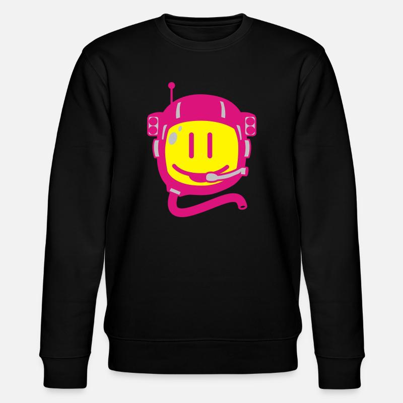 astronaut - Stanley/Stella Unisex Bio-Sweatshirt CHANGER  - Schwarz
