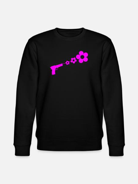 flowergun_1 - Stanley/Stella Unisex Bio-Sweatshirt CHANGER  - Schwarz