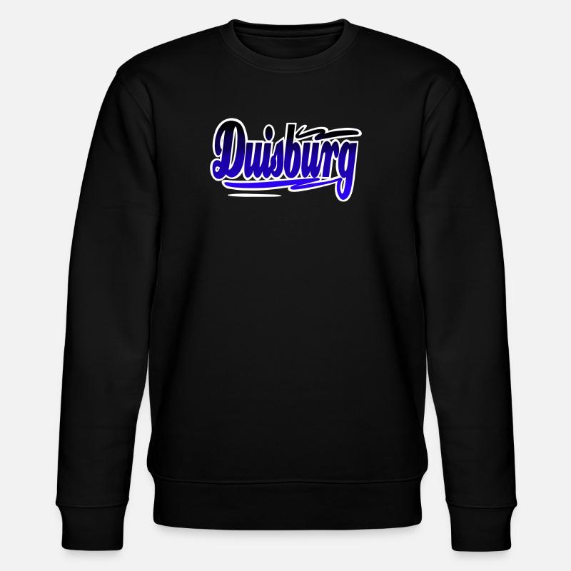 Duisburg - Stanley/Stella Unisex Bio-Sweatshirt CHANGER  - Schwarz