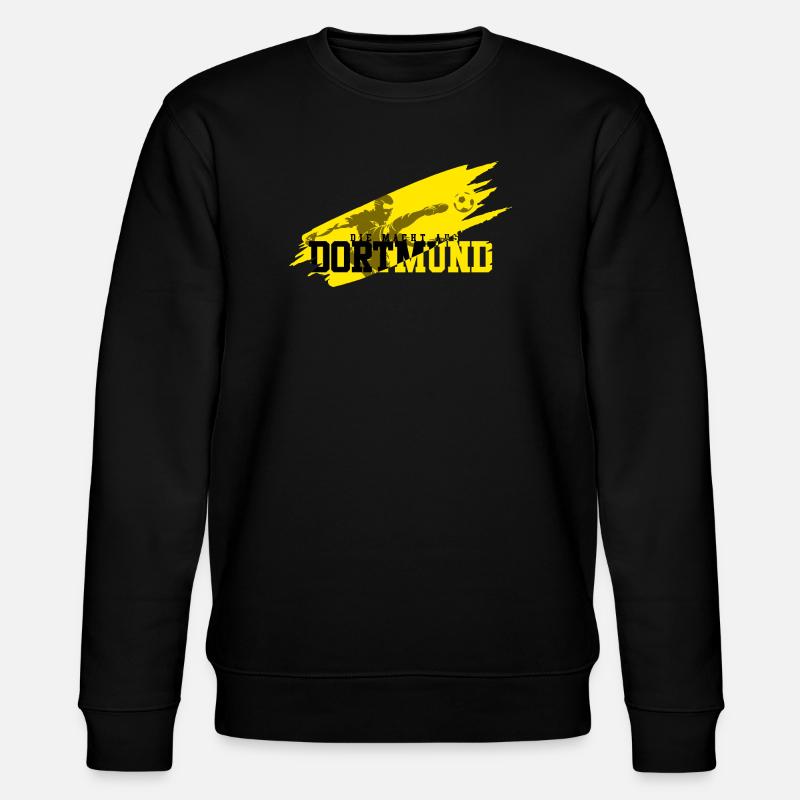 Fussball Dortmund - Stanley/Stella Unisex Bio-Sweatshirt CHANGER  - Schwarz