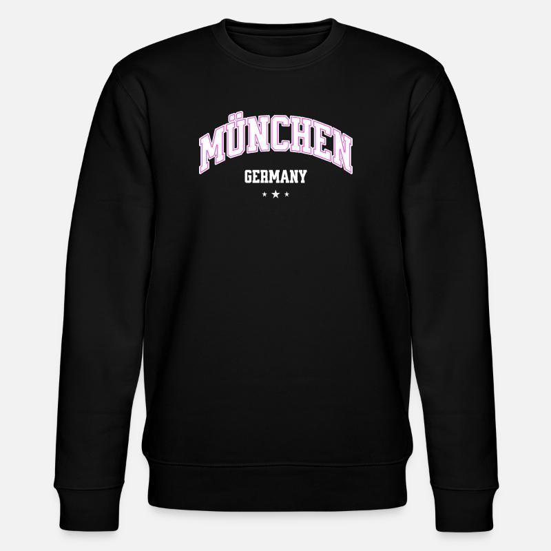 München Neonbogen Flair - Stanley/Stella Unisex Bio-Sweatshirt CHANGER  - Schwarz