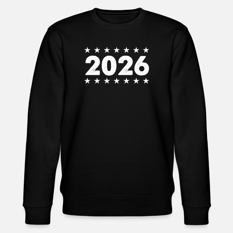 2026 Sternenrahmen - Stanley/Stella Unisex Bio-Sweatshirt CHANGER  - Schwarz