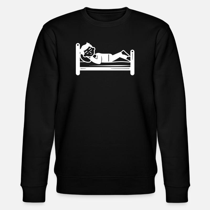 Sleeping Bed - Stanley/Stella CHANGER Unisex Organic Sweatshirt - black