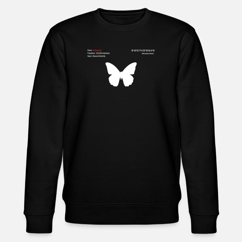 Papillon - Sweat bio CHANGER Stanley/Stella Unisexe - noir