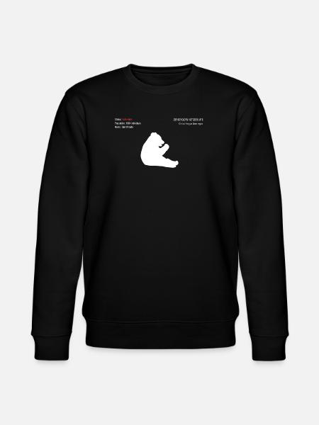 Panda - Stanley/Stella CHANGER Unisex Organic Sweatshirt - black
