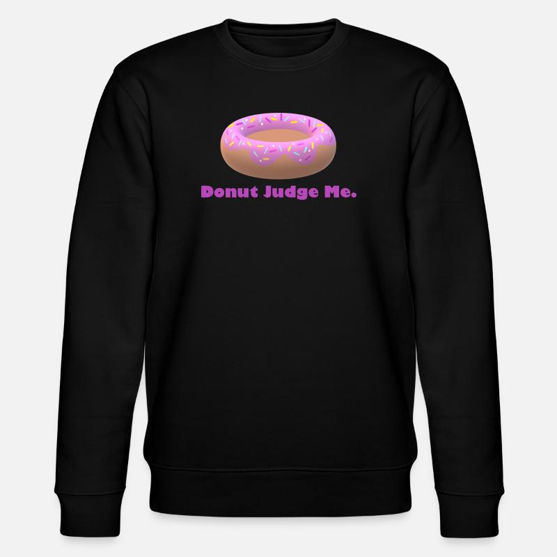 Doughnut - Stanley/Stella CHANGER Unisex Organic Sweatshirt - black