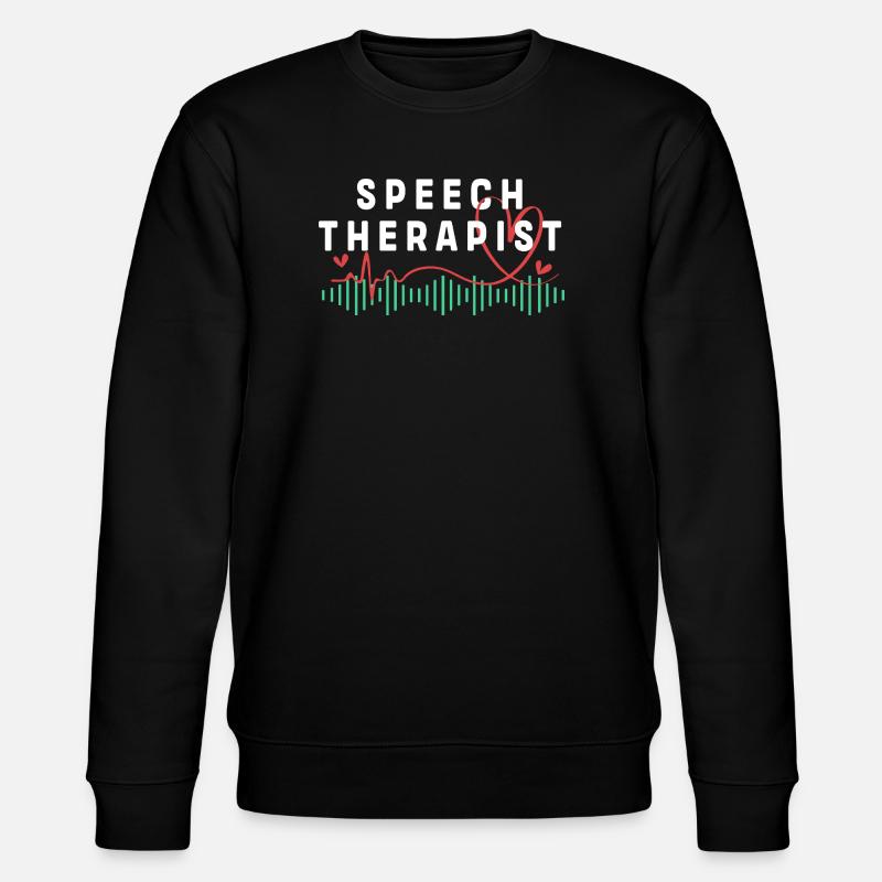 Sprachtherapeut Logopäde Logopädie - Stanley/Stella Unisex Bio-Sweatshirt CHANGER - Schwarz
