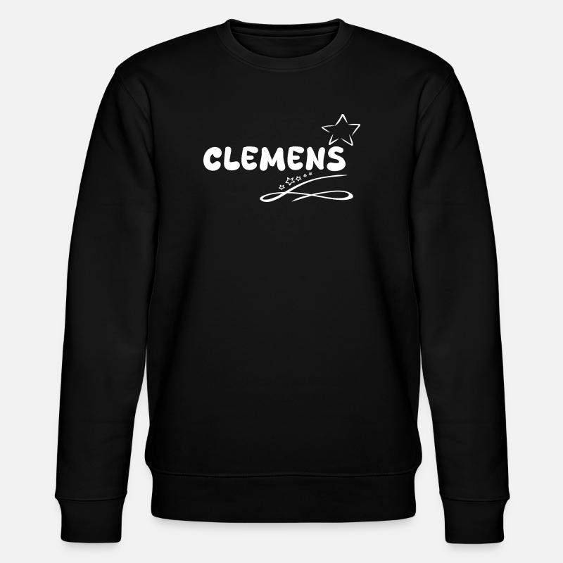 Geschenk Clemens - Stanley/Stella Unisex Bio-Sweatshirt CHANGER  - Schwarz