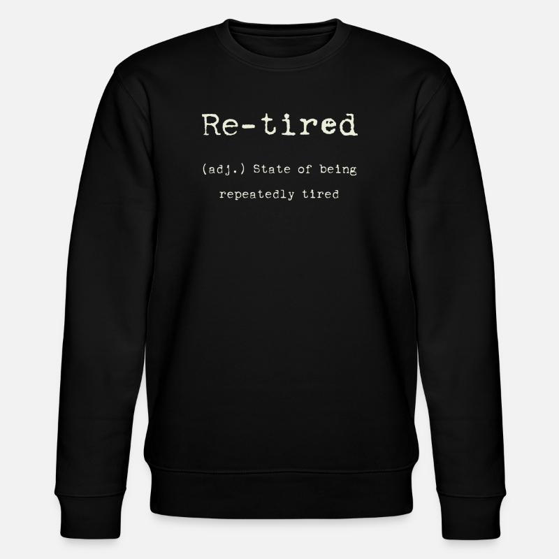 Re-fatigué – état de fatigue constante - Sweat bio CHANGER Stanley/Stella Unisexe - noir