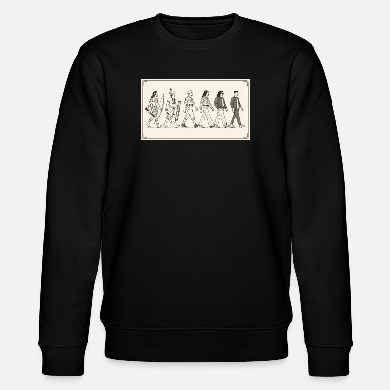 Molukkische Entwicklung durch s2soon - Stanley/Stella Unisex Bio-Sweatshirt CHANGER - Schwarz