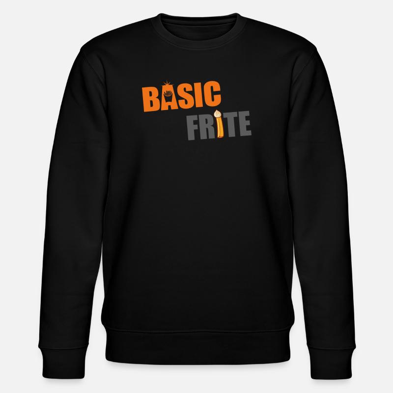 Basic frite 2 - Sweat bio CHANGER Stanley/Stella Unisexe - noir