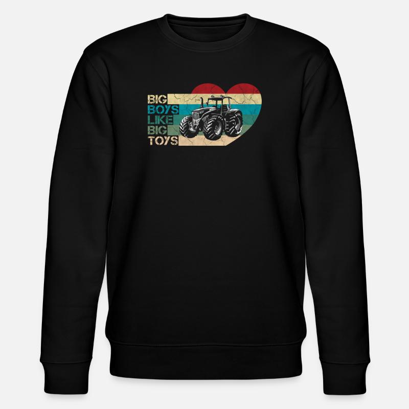 Big Boys Retro - Sweat bio CHANGER Stanley/Stella Unisexe - noir