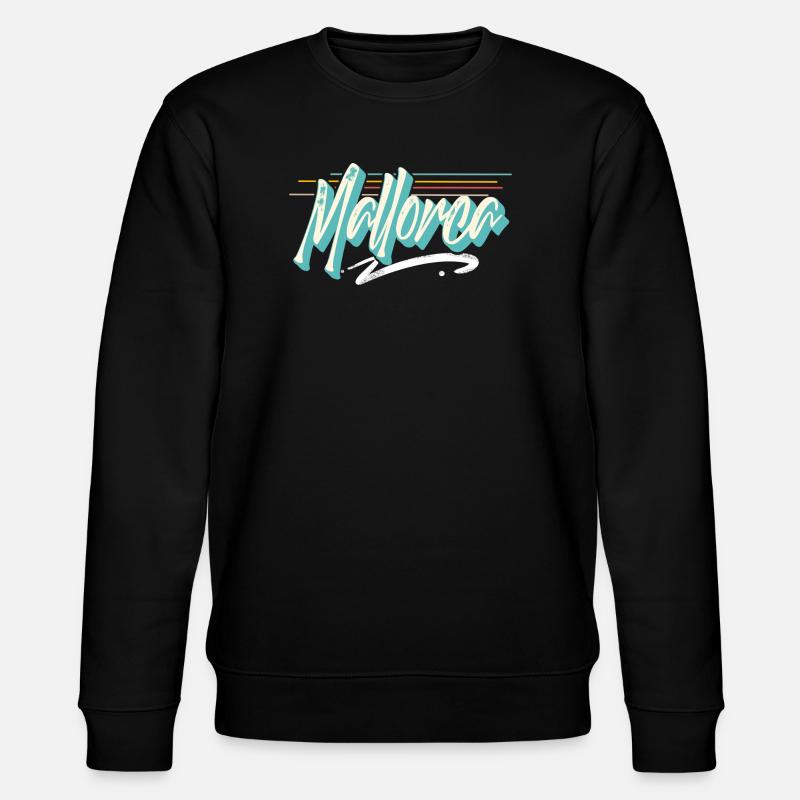 Mallorca - Stanley/Stella Unisex Bio-Sweatshirt CHANGER  - Schwarz