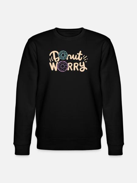 Donut inspirierender Donut - Stanley/Stella Unisex Bio-Sweatshirt CHANGER  - Schwarz