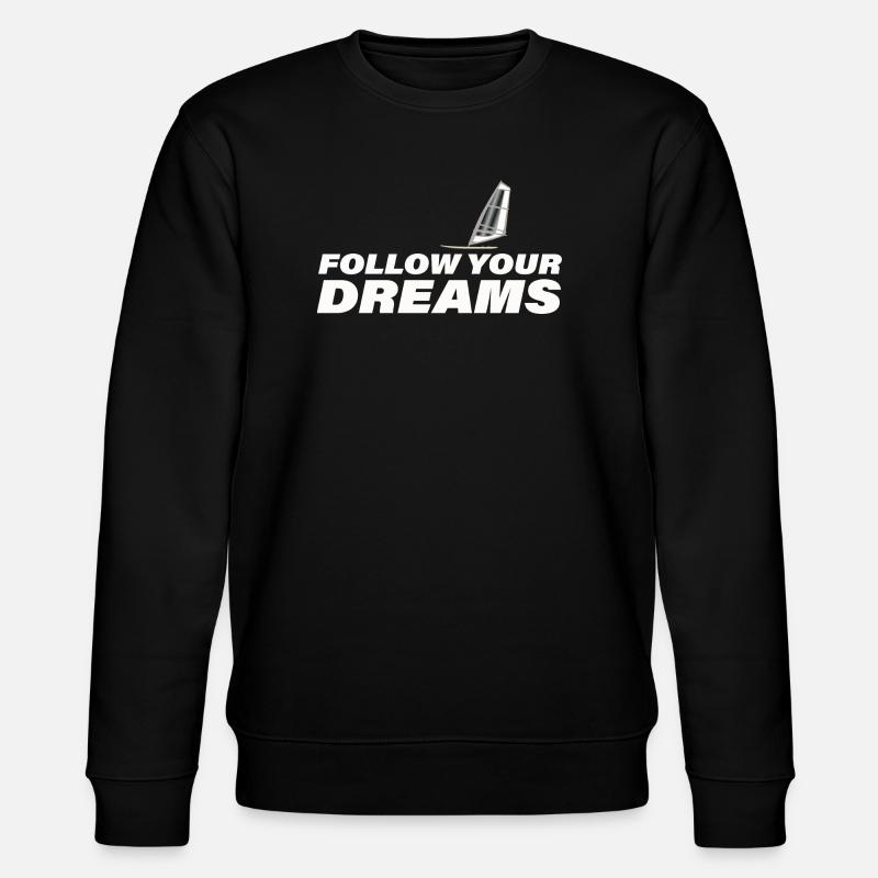 SUIVEZ VOS RÊVES - Sweat bio CHANGER Stanley/Stella Unisexe - noir