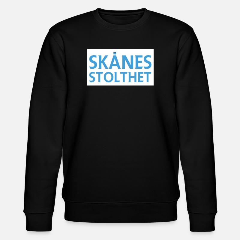 Der Stolz von Skåne - Stanley/Stella Unisex Bio-Sweatshirt CHANGER  - Schwarz