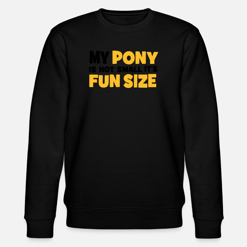 pony - Stanley/Stella CHANGER Unisex Organic Sweatshirt - black
