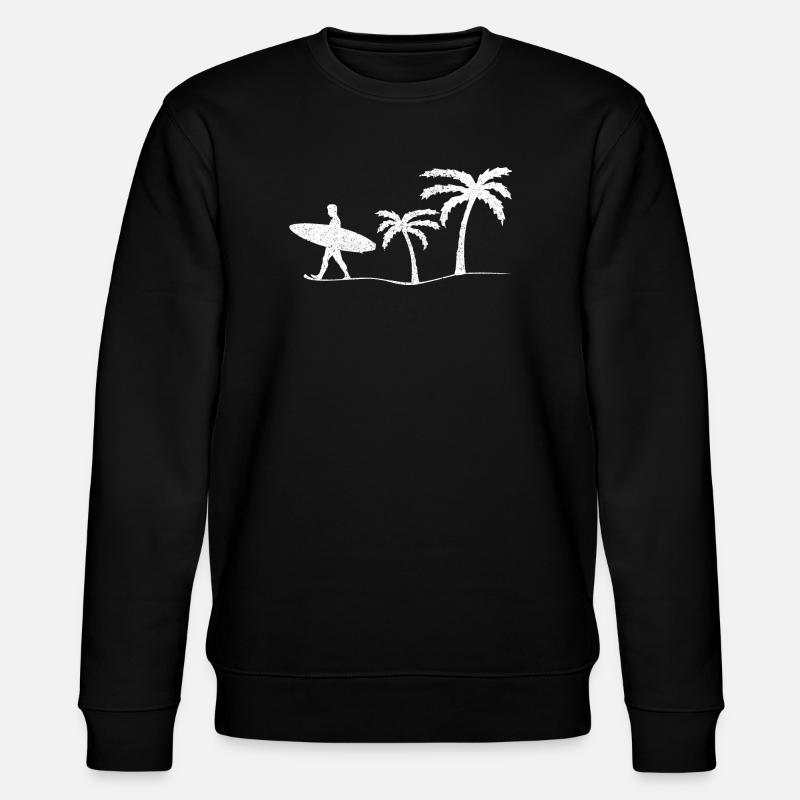 Surfer Surfen - Stanley/Stella Unisex Bio-Sweatshirt CHANGER  - Schwarz