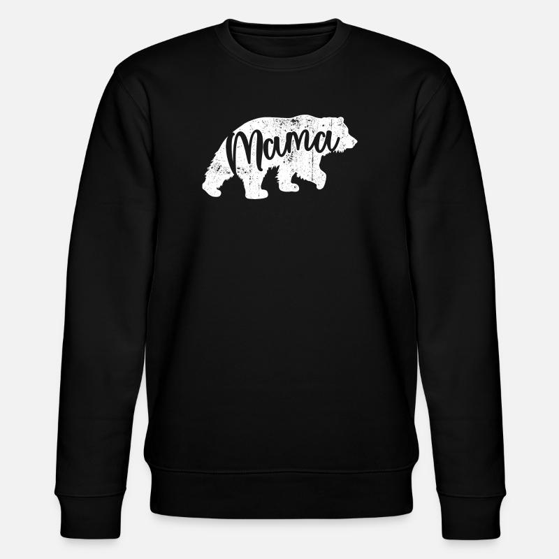 Mama Bear Script Logo - Sweat bio CHANGER Stanley/Stella Unisexe - noir